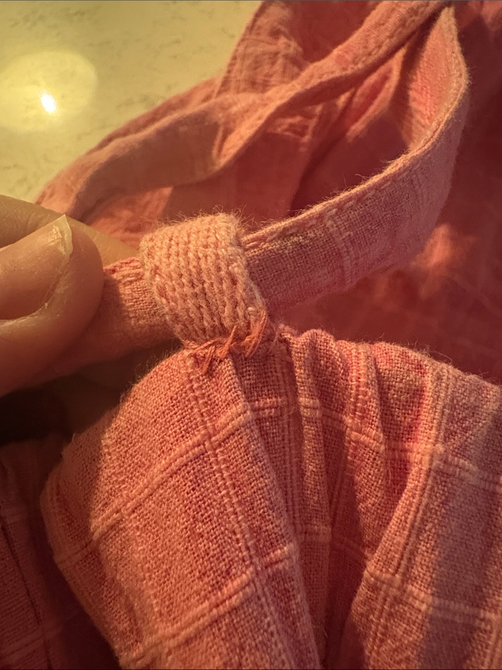 Free People Pink Wide-Leg Linen Jumpsuit - Picture 2 of 4